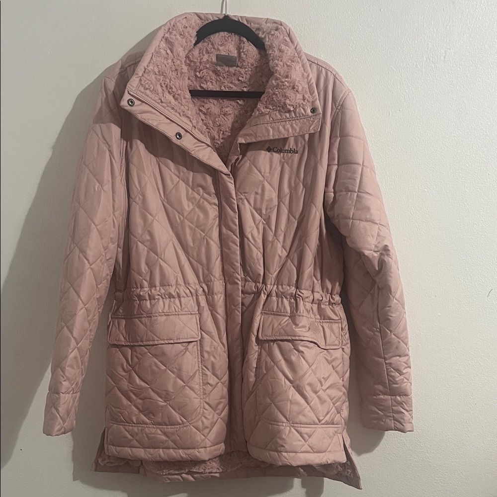 Columbia Women's Light Pink Quilted Puffer Jacket